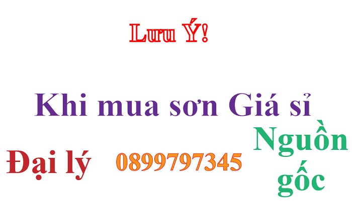 Lưu ý mua sơn giá sỉ